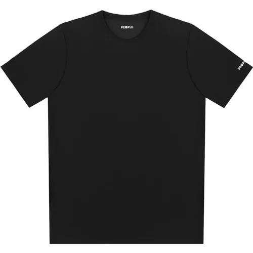 Reflektierendes Kurzarm-Technik-T-Shirt , Herren, Größe: XL - People of Shibuya - Modalova