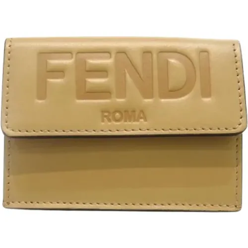 Pre-owned Leather wallets , female, Sizes: ONE SIZE - Fendi Vintage - Modalova