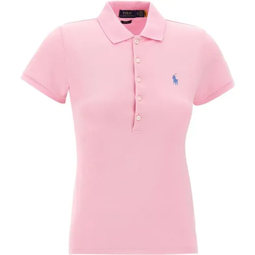 Womens Polo Shirt with Embroidered Logo , female, Sizes: L - Ralph Lauren - Modalova