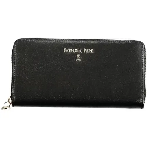 Leather Wallet with Multiple Compartments , female, Sizes: ONE SIZE - PATRIZIA PEPE - Modalova