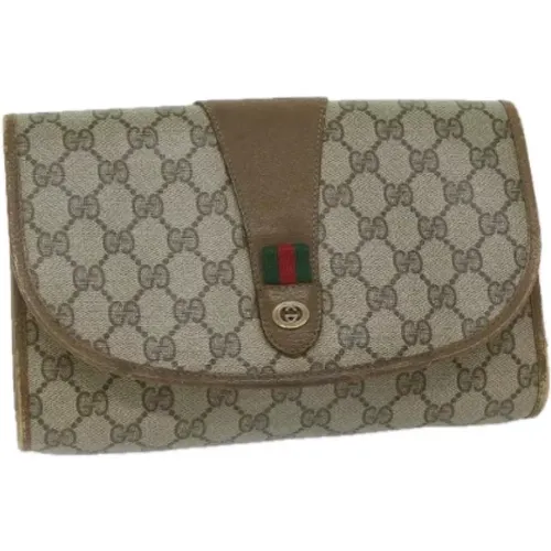 Pre-owned Canvas clutches , female, Sizes: ONE SIZE - Gucci Vintage - Modalova