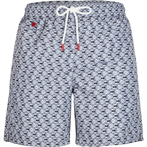 Stylish Men`s Beachwear for Summer , male, Sizes: L, 2XL, XL - Kiton - Modalova