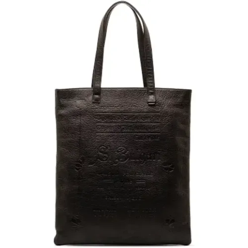 Pre-owned Leather totes , female, Sizes: ONE SIZE - Bvlgari Vintage - Modalova