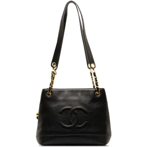 Pre-owned Leather totes , female, Sizes: ONE SIZE - Chanel Vintage - Modalova