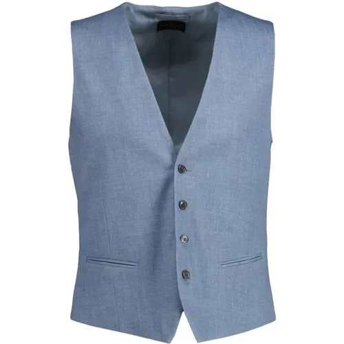 Lichtblauw Diwesley Suit Vest , male, Sizes: M - Zuitable - Modalova