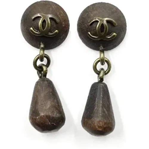 Pre-owned Fabric earrings , female, Sizes: ONE SIZE - Chanel Vintage - Modalova