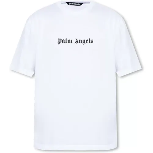 T-Shirt mit Logo , Herren, Größe: M - Palm Angels - Modalova