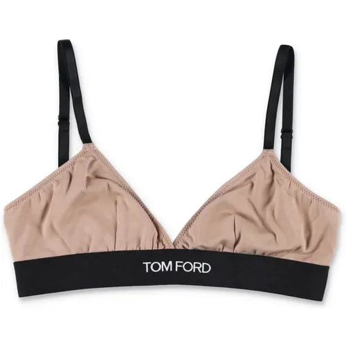 Dusty Rose Signature Bra , female, Sizes: XS, L - Tom Ford - Modalova