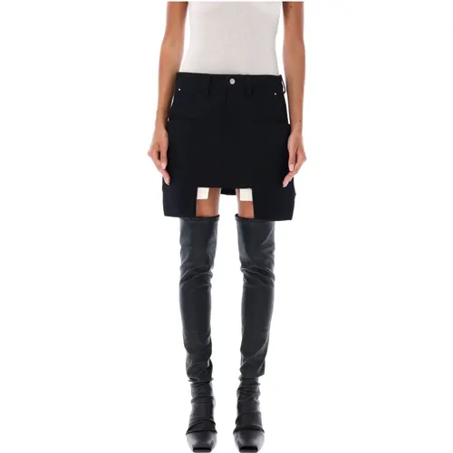 Wool Mini Skirt Aw24 , female, Sizes: XS - Rick Owens - Modalova