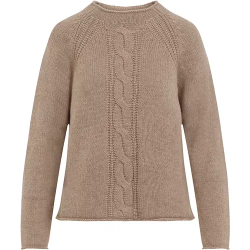 Cable-Knit Pullover , Damen, Größe: M - Max Mara - Modalova