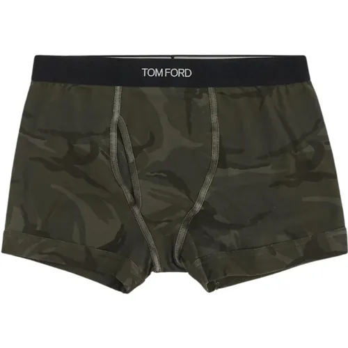 Militär Logo Boxershorts , Herren, Größe: S - Tom Ford - Modalova