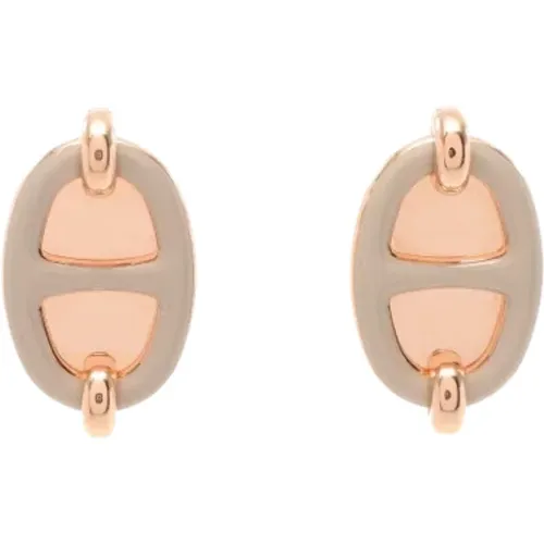 Pre-owned Metal earrings , female, Sizes: ONE SIZE - Hermès Vintage - Modalova