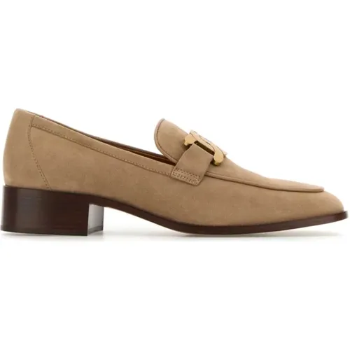 Cappuccino Suede Loafers Tod's - TOD'S - Modalova