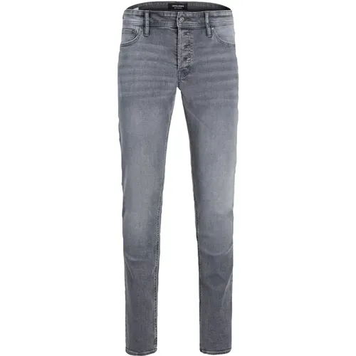 Bequeme Slim Fit 5-Pocket Jeans - jack & jones - Modalova
