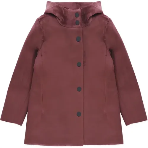 Bordeaux Parka Kapuzen Jungenmantel - RRD - Modalova