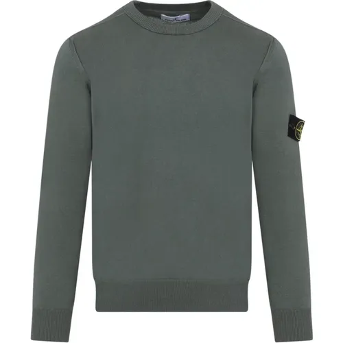 Musk Cotton Sweater , male, Sizes: M, S, XL - Stone Island - Modalova