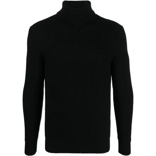 Knitwear,Schwarze Strickwaren für Männer - Tagliatore - Modalova