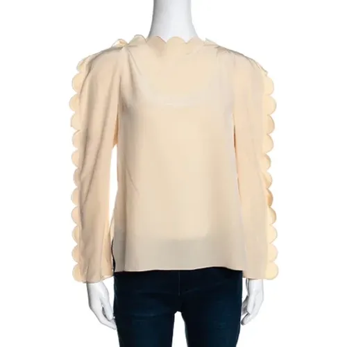 Pre-owned Silk tops , female, Sizes: S - Fendi Vintage - Modalova