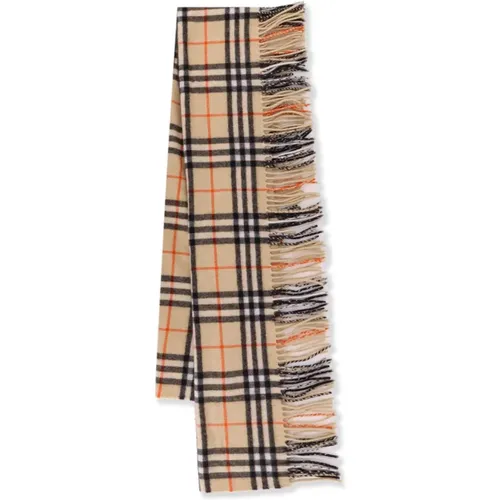 Kaschmirschal mit Check Motif - Burberry - Modalova