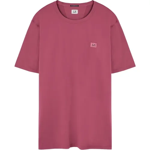 Mercerisierte Jersey Hemden , Herren, Größe: S - C.P. Company - Modalova