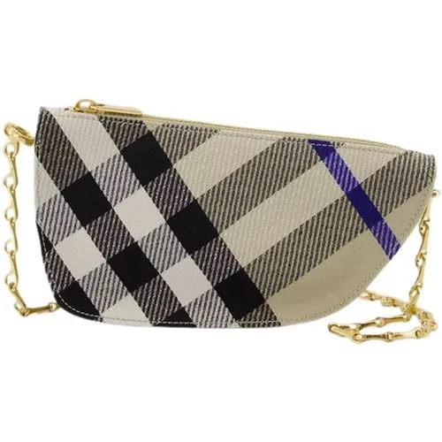 Shield Wallet On Chain - Synthetic - Neutral , female, Sizes: ONE SIZE - Burberry - Modalova