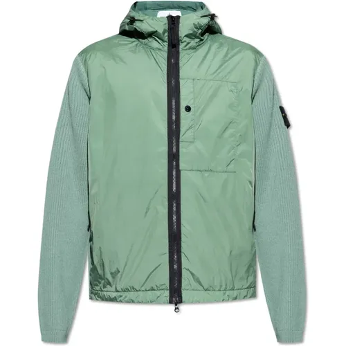 Jacke aus kombinierten Materialien - Stone Island - Modalova