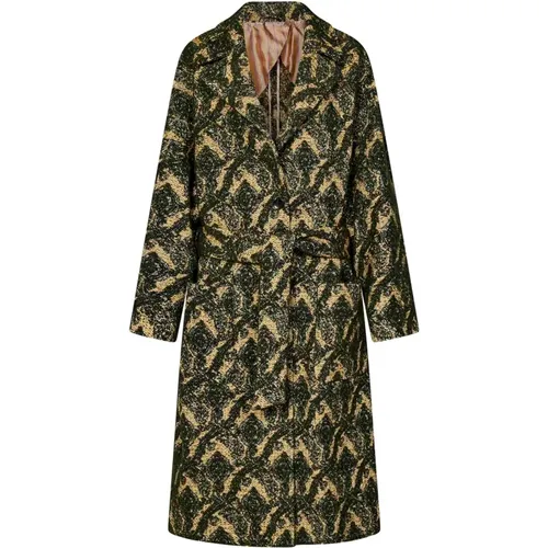 Yellow Bouclé Coat Aw24 , female, Sizes: 2XS, XS - ETRO - Modalova