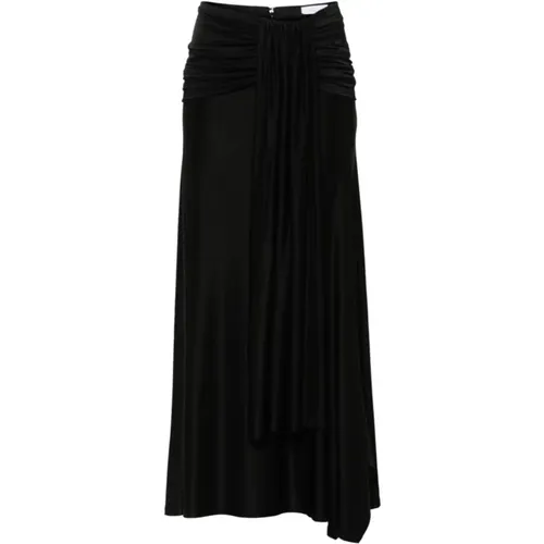 Midi Skirt Jupe MID Lenght , female, Sizes: XS, M - Paco Rabanne - Modalova