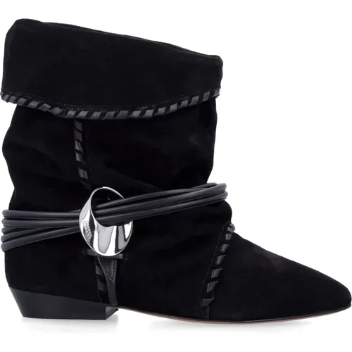 Closed Low Boots with Straps , female, Sizes: 3 UK - Isabel marant - Modalova