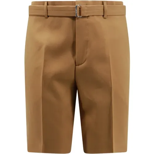 Wool Shorts with Zip Closure , male, Sizes: L, M - Lanvin - Modalova