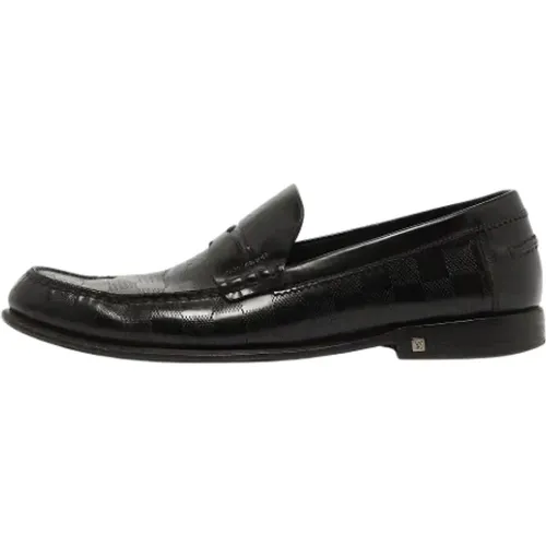 Pre-owned Leather flats , female, Sizes: 8 1/2 UK - Louis Vuitton Vintage - Modalova