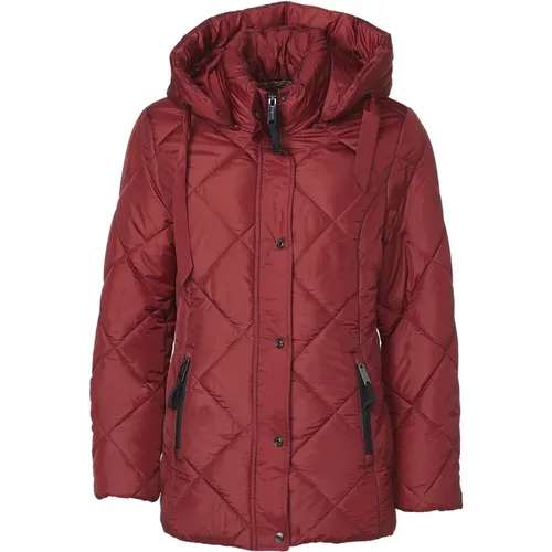 Quilted Jacket with Adjustable Hood , female, Sizes: M - Danwear - Modalova