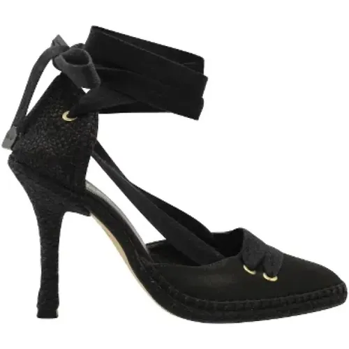 Pre-owned Seide heels - Manolo Blahnik Pre-owned - Modalova