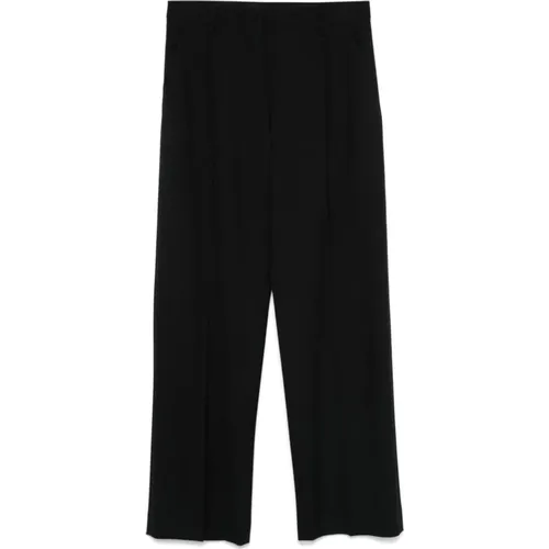 Schwarze Hose , Damen, Größe: M - Lardini - Modalova