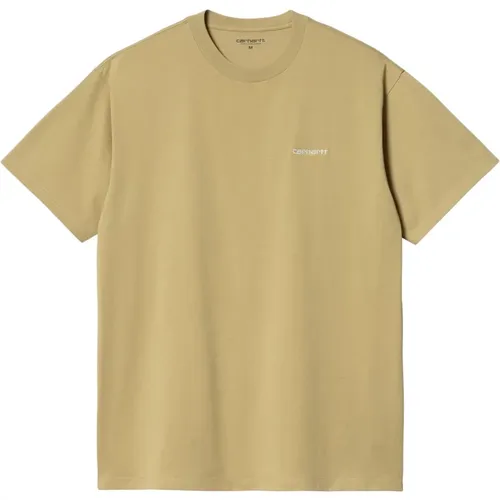Logo T-Shirt aus leichtem Baumwoll-Jersey , Herren, Größe: S - Carhartt WIP - Modalova