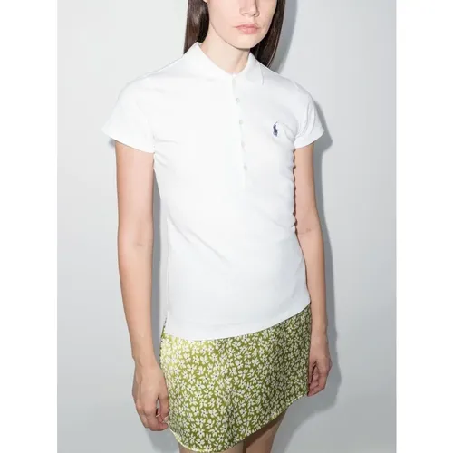 Polo-Shirt - XS - Baumwolle/Spandex , Damen, Größe: XL - Ralph Lauren - Modalova