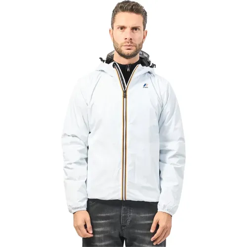 Sportliche Weiße Kurze Jacke K-Way - K-way - Modalova