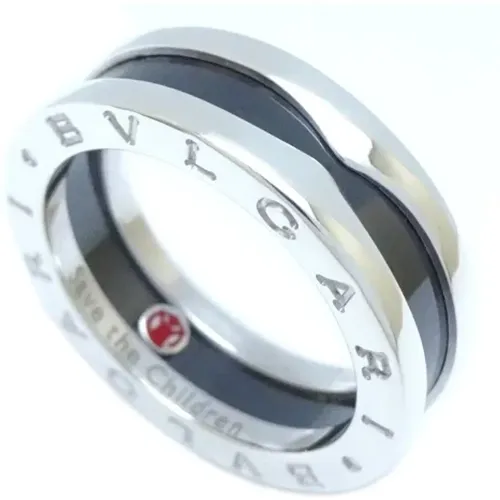 Pre-owned Metal rings , female, Sizes: ONE SIZE - Bvlgari Vintage - Modalova