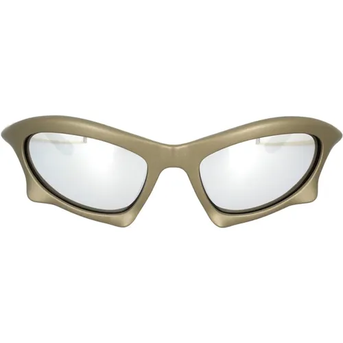 Rave-inspirierte Sonnenbrille Bb0229S 002 , Herren, Größe: 59 MM - Balenciaga - Modalova