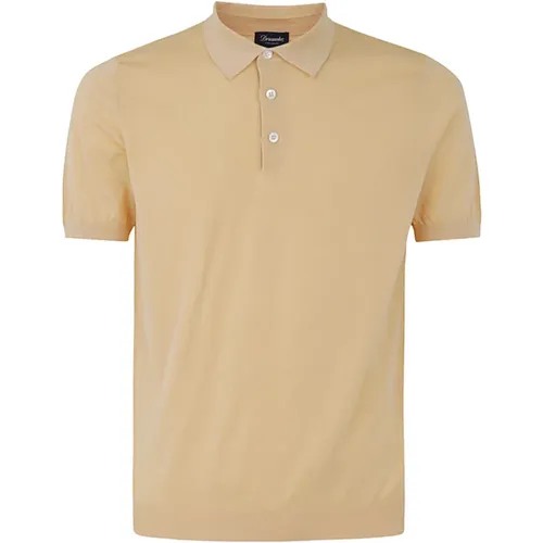 Gelber Polo Pullover,Polo Shirts - Drumohr - Modalova
