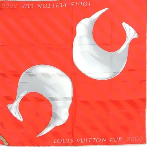 Pre-owned Silk scarves , female, Sizes: ONE SIZE - Louis Vuitton Vintage - Modalova