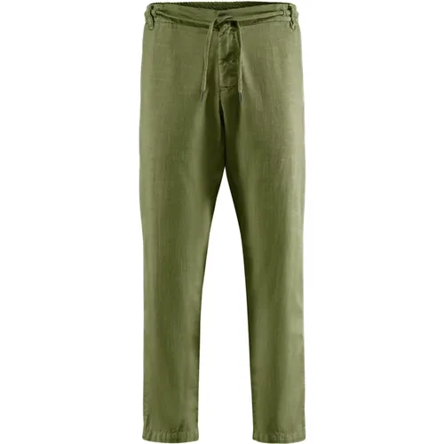 Chino Pants with Elastic Waistband and Drawstring , male, Sizes: W30, W32, W38, W34, W31, W33, W36 - BomBoogie - Modalova