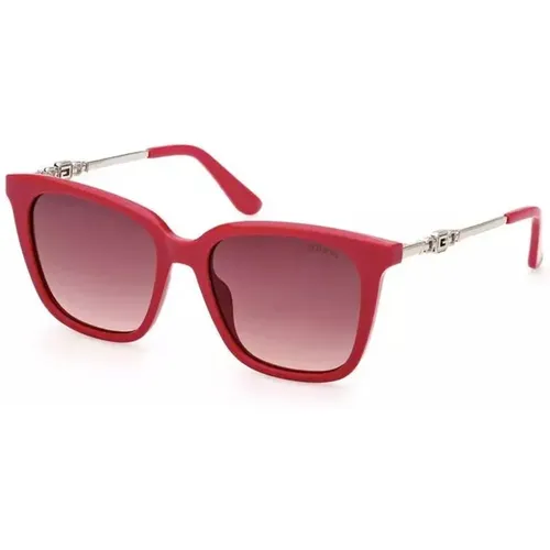 Amber Lens Square Sonnenbrille mit Stil - Guess - Modalova