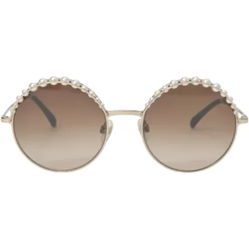 Pre-owned Metal sunglasses , female, Sizes: ONE SIZE - Chanel Vintage - Modalova