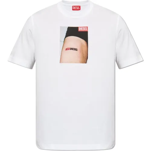 T-Shirt `T-Adjust-K19` , Herren, Größe: M - Diesel - Modalova