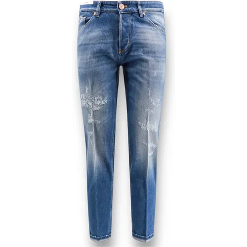 Slim-fit Jeans , male, Sizes: W33, W34, W32, W35, W36 - Pt01 - Modalova