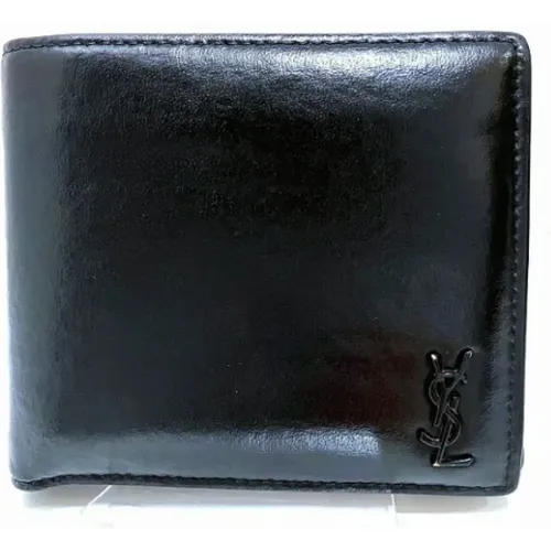 Pre-owned Leather wallets , female, Sizes: ONE SIZE - Saint Laurent Vintage - Modalova