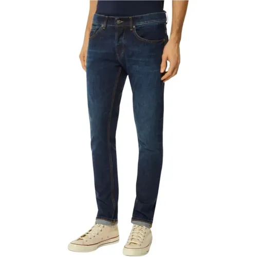 Slim-Fit Up232 Ds0229.800 Jeans for Men , male, Sizes: W36, W38 - Dondup - Modalova