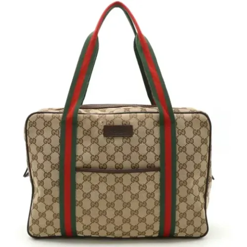 Pre-owned Canvas gucci-bags , female, Sizes: ONE SIZE - Gucci Vintage - Modalova