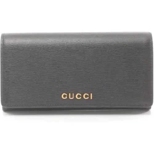 Pre-owned Leather wallets , female, Sizes: ONE SIZE - Gucci Vintage - Modalova